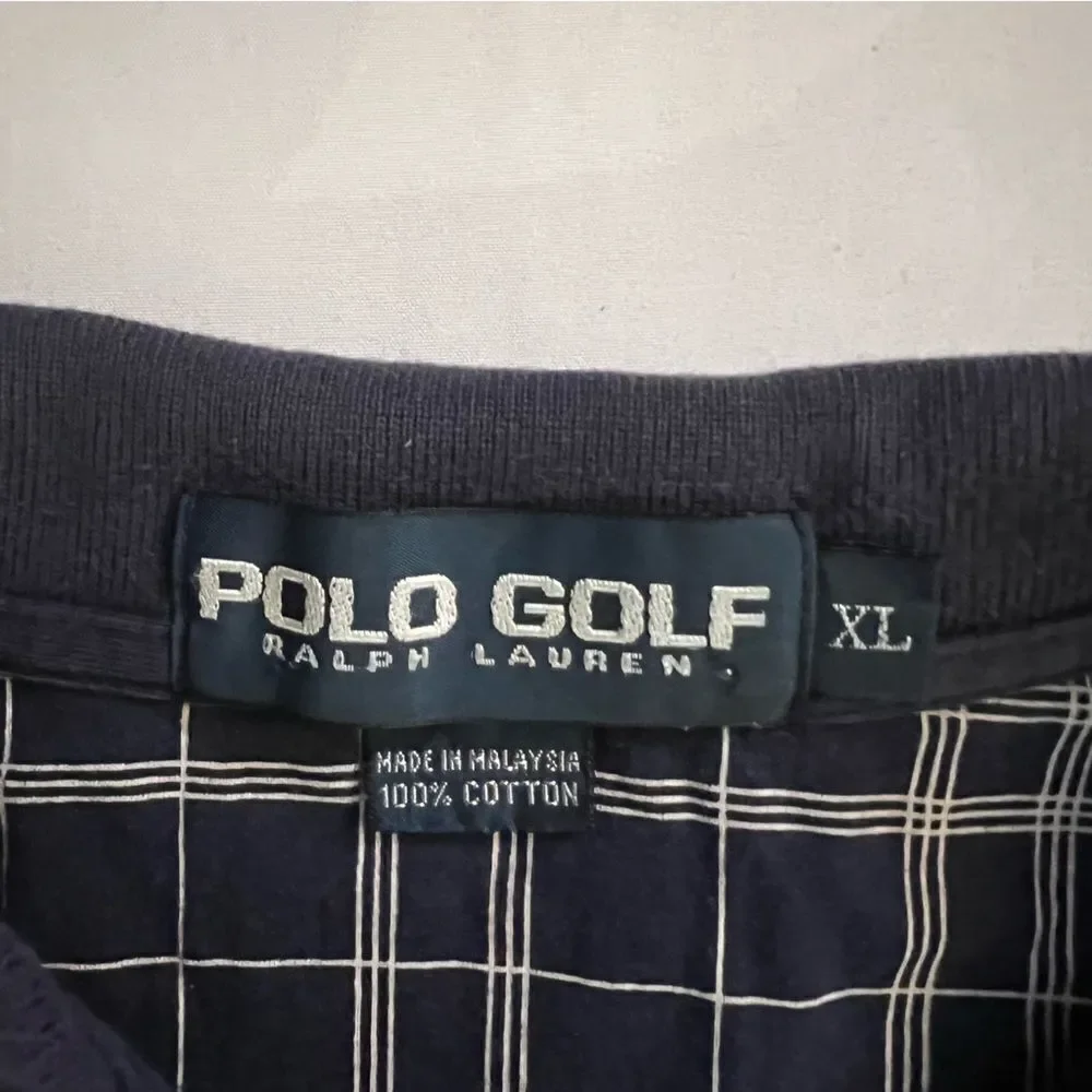 Polo Short Sleeve Men’s Shirt Navy & White